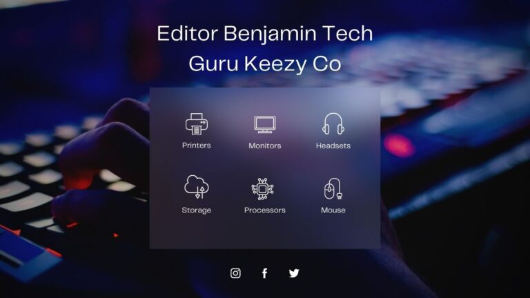 Editor Benjamin Tech Guru Keezy Co