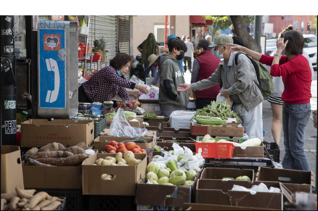 Chinatown hawker leftovers consumption
